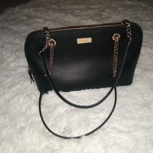 Donna Karan leather shoulder bag